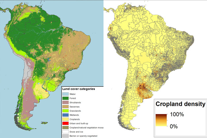 CGIAR : Charting the agricultural land of South America